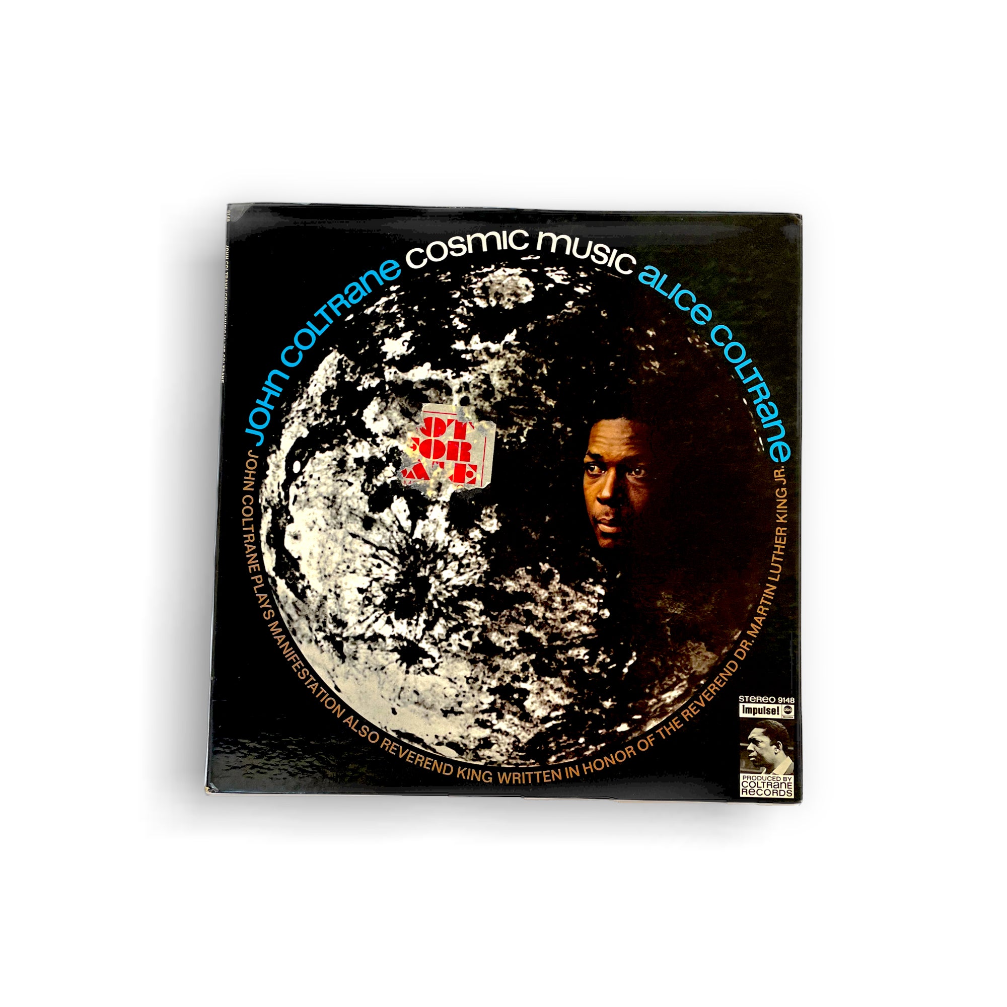 John Coltrane Cosmic Music 赤黒盤 John Coltrane, Alice Coltrane ‎– Cosmic Music • 1969 Ex